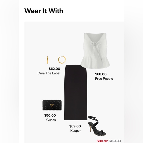 Kasper Career Pencil Skirt - Picture 5 of 8